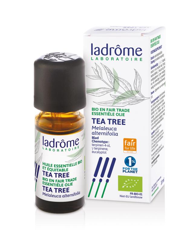 biologische etherische olie tea tree ladrome